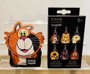 Loungefly Disney Pixar Soul Mr. Mittens Mini Backpack Bag Charm Keychain